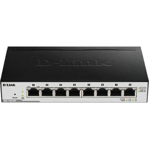 D-LINK 8 PORT 10/100/1000 POE YÖNETİLEMEZ GİGABİT SWİTCH