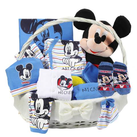 Mickey Mouse Bebek Hediye Sepeti-10