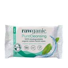 Rawganic Aloe Vera & Yeşil Çay Özlü Yüz Temizleme Mendili