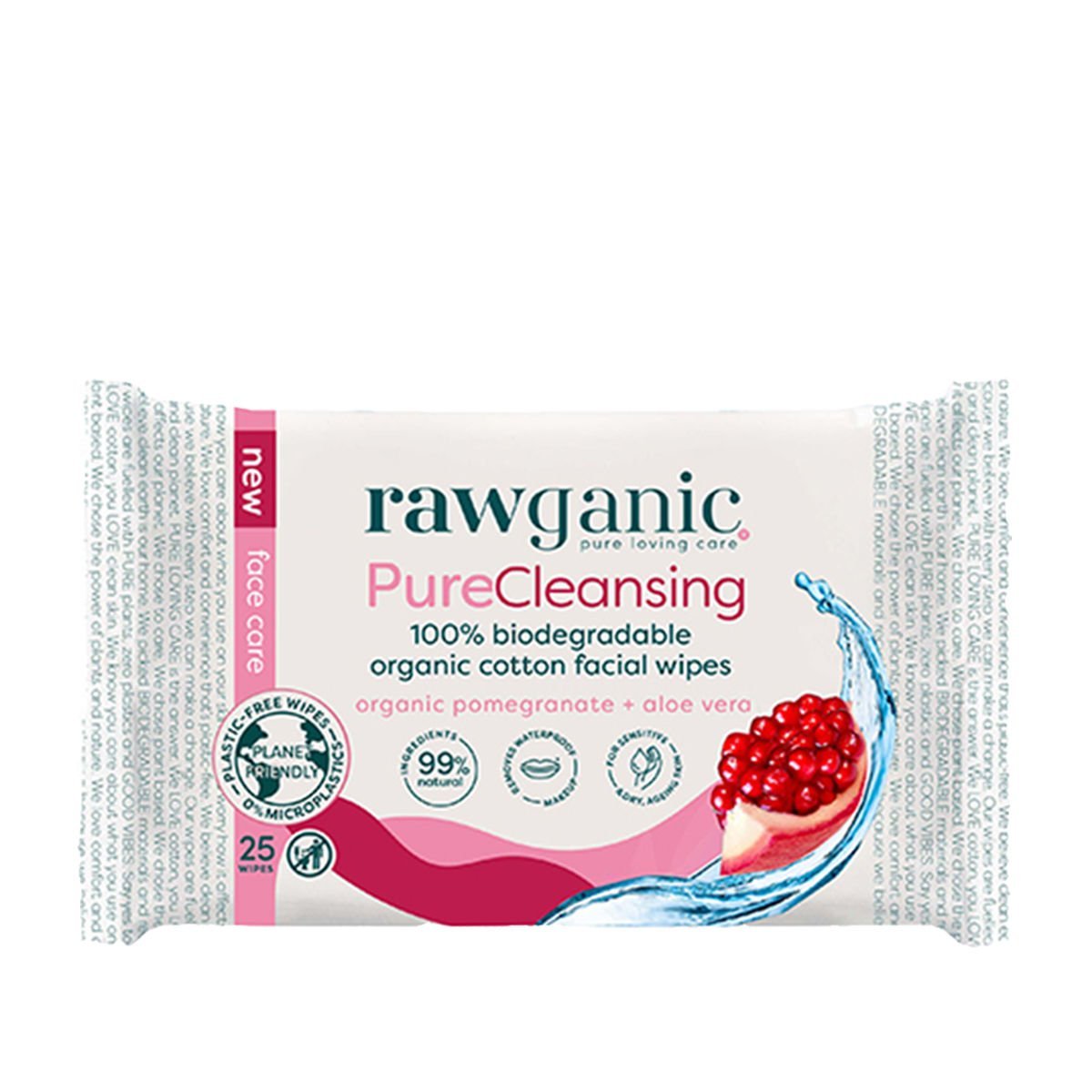 Rawganic Nar Özlü Yüz Temizleme Mendili