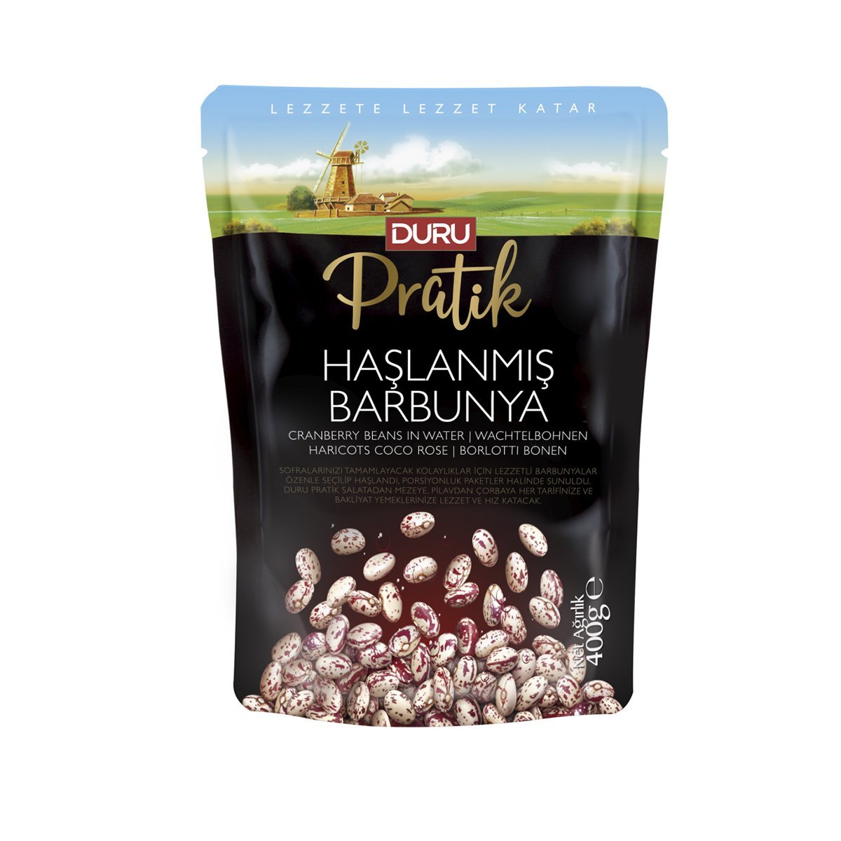 Duru Pratik Haşlanmış Barbunya 400 g