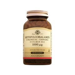 Solgar Methylcobalamin (Vit B12) 1000 mcg 30 Tablet