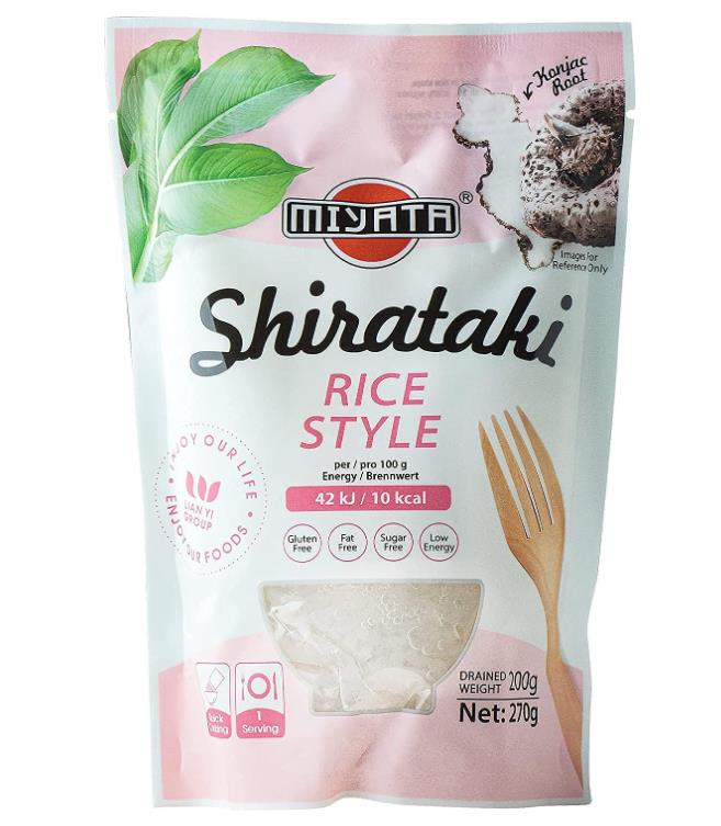 Miyata Shirataki Rice Style Konjak Noodle 270 g