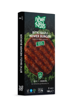 Newer Foods Bitki Bazlı Burger 180 g (HIZLI TESLİMAT* veya SOĞUK GÖNDERİM** ile)