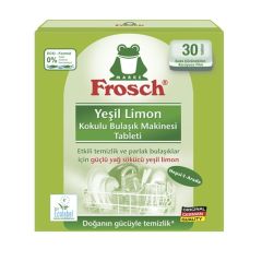Frosch Yeşil Limon Kabuklu Bulaşık Makinesi Tableti 30 Tablet