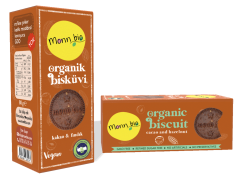 Monn Bio Organik Kakaolu Fındıklı Bisküvi 40 g