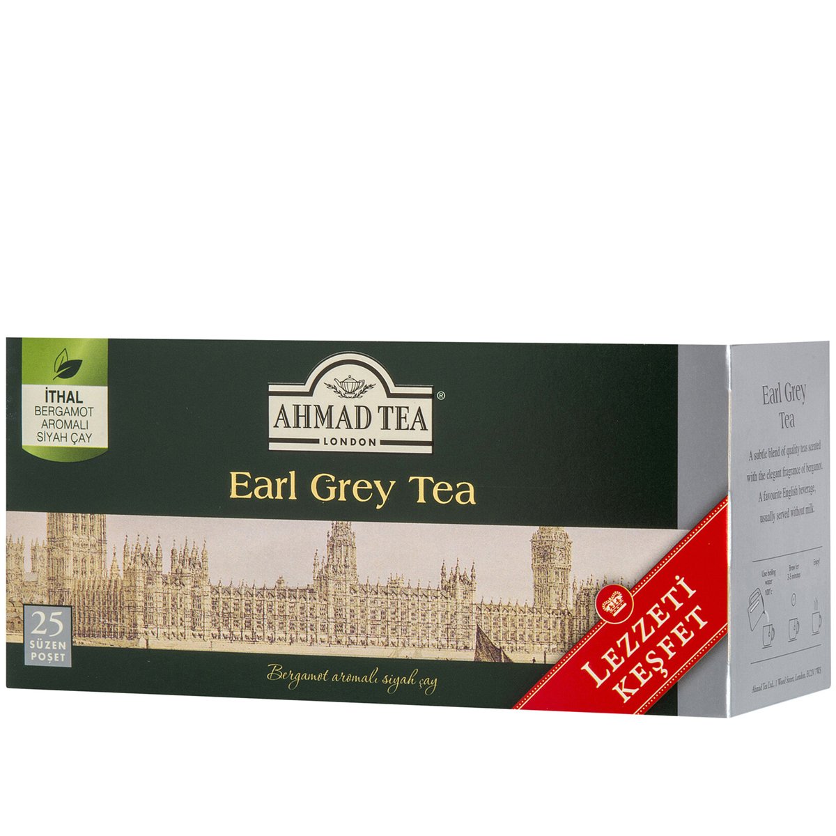 Ahmad Tea Earl Grey Bardak Poşet Çay 25 Adet