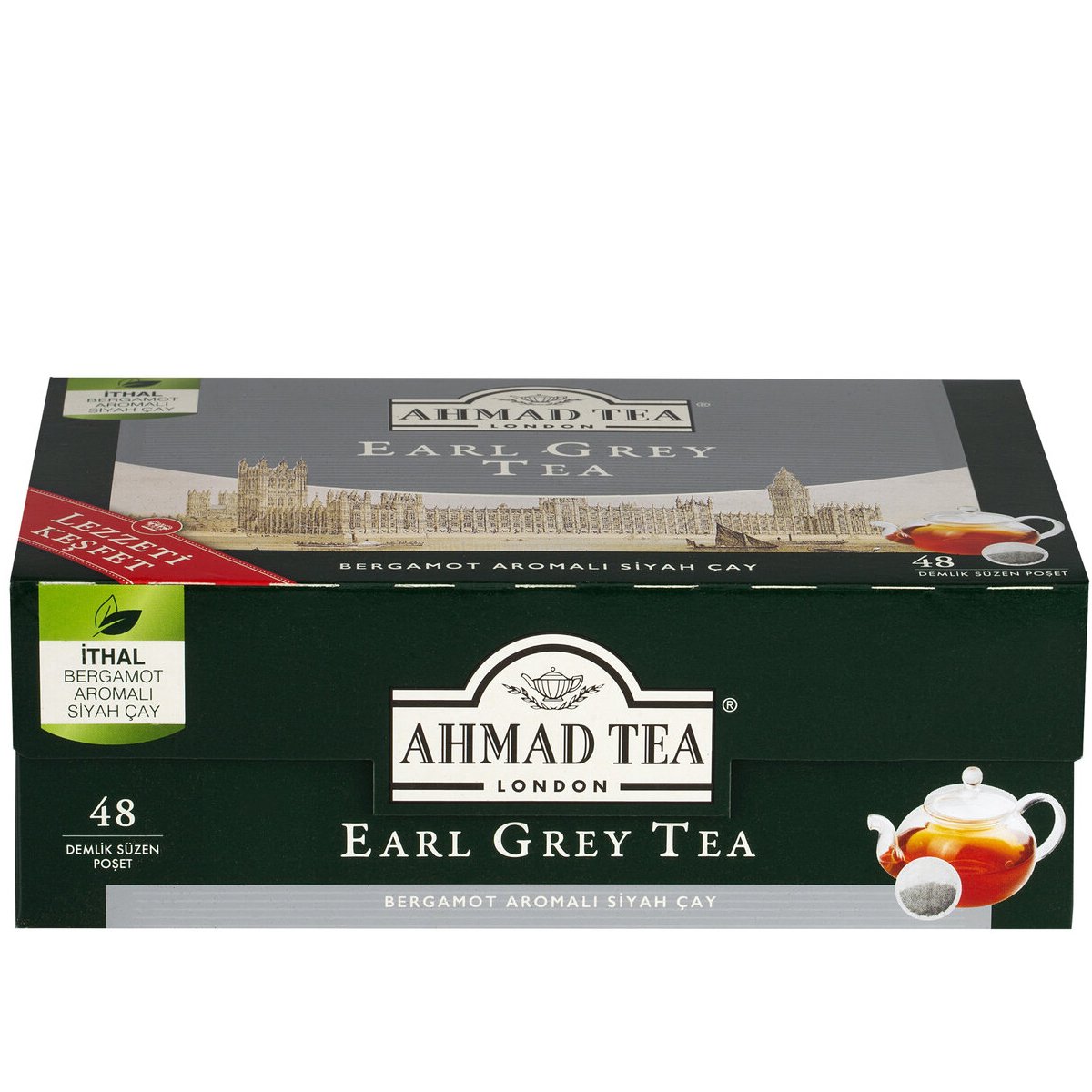 Ahmad Tea Earl Grey Demlik Poşet Çay 48 Adet