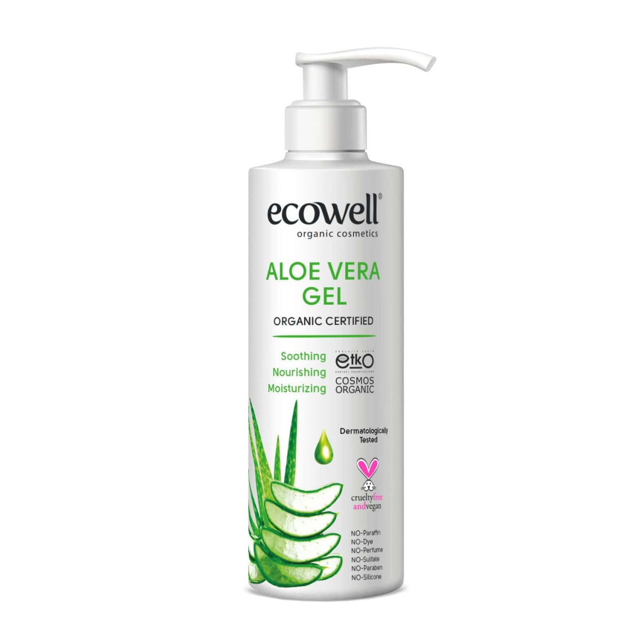 Ecowell Organik Aloe Vera Jel 200 ml