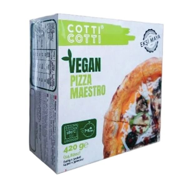 Cotti Vegan Pizza Maestro 420 g / 3 Adet (HIZLI TESLİMAT* veya SOĞUK GÖNDERİM** ile)