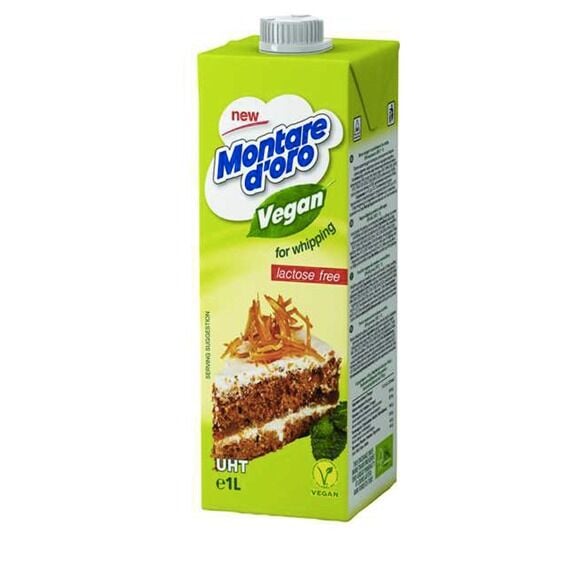 Montare D'oro Vegan Çırpma Krema 1 Lt