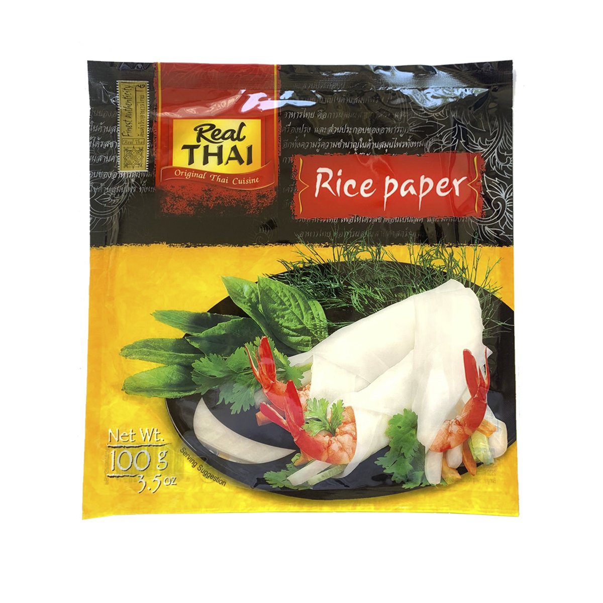 Real Thai Pirinç Yufkası 22 cm 100 g