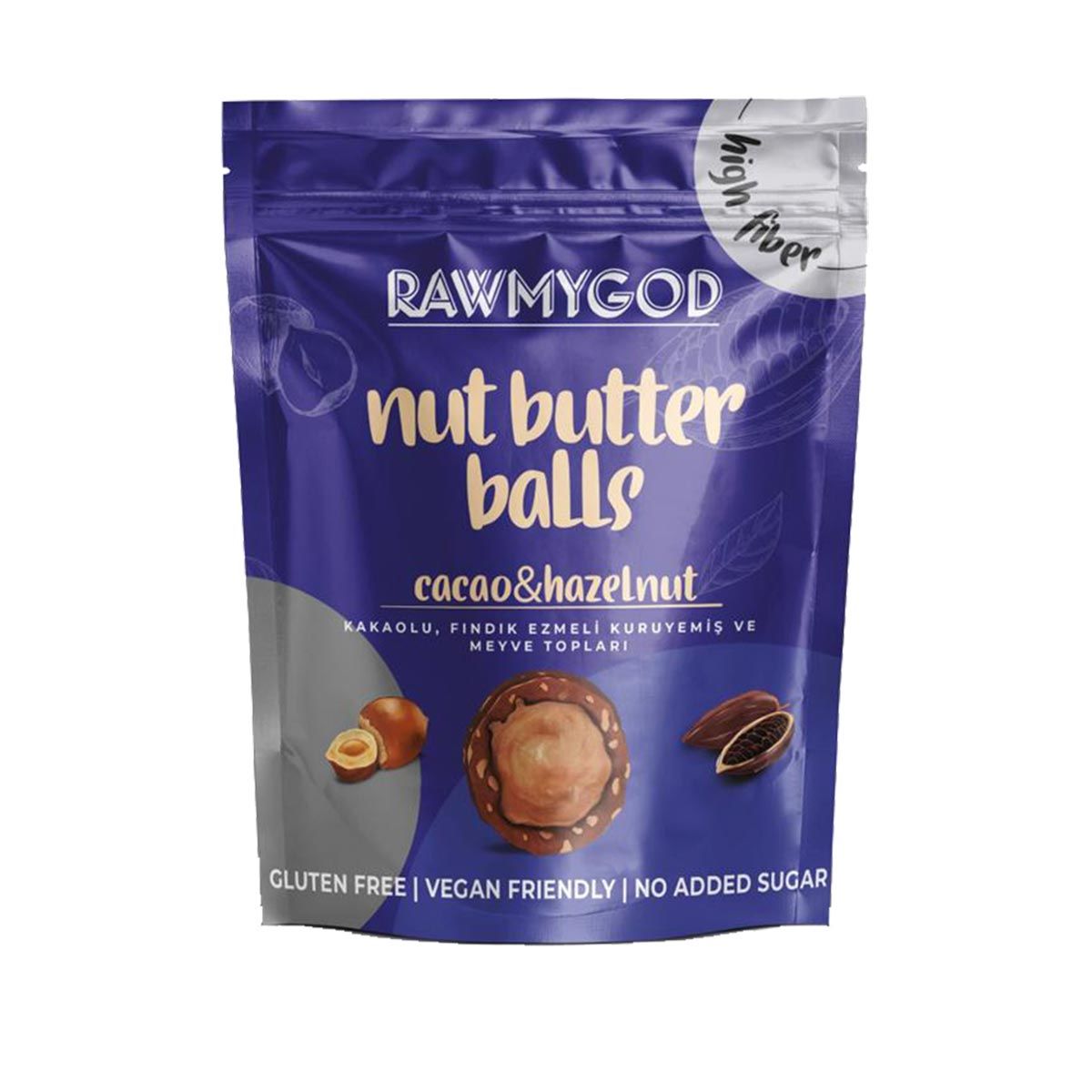 Rawsome Rawmygod Cacao & Hazelnut Nut Butter Balls