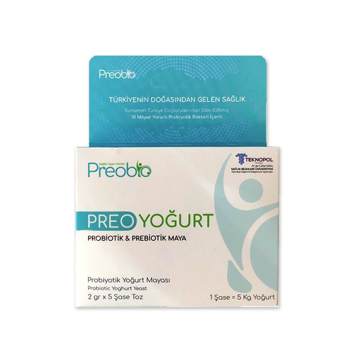 Preobio Preo Vegan Yoğurt Mayası 2 g x 5 Şase