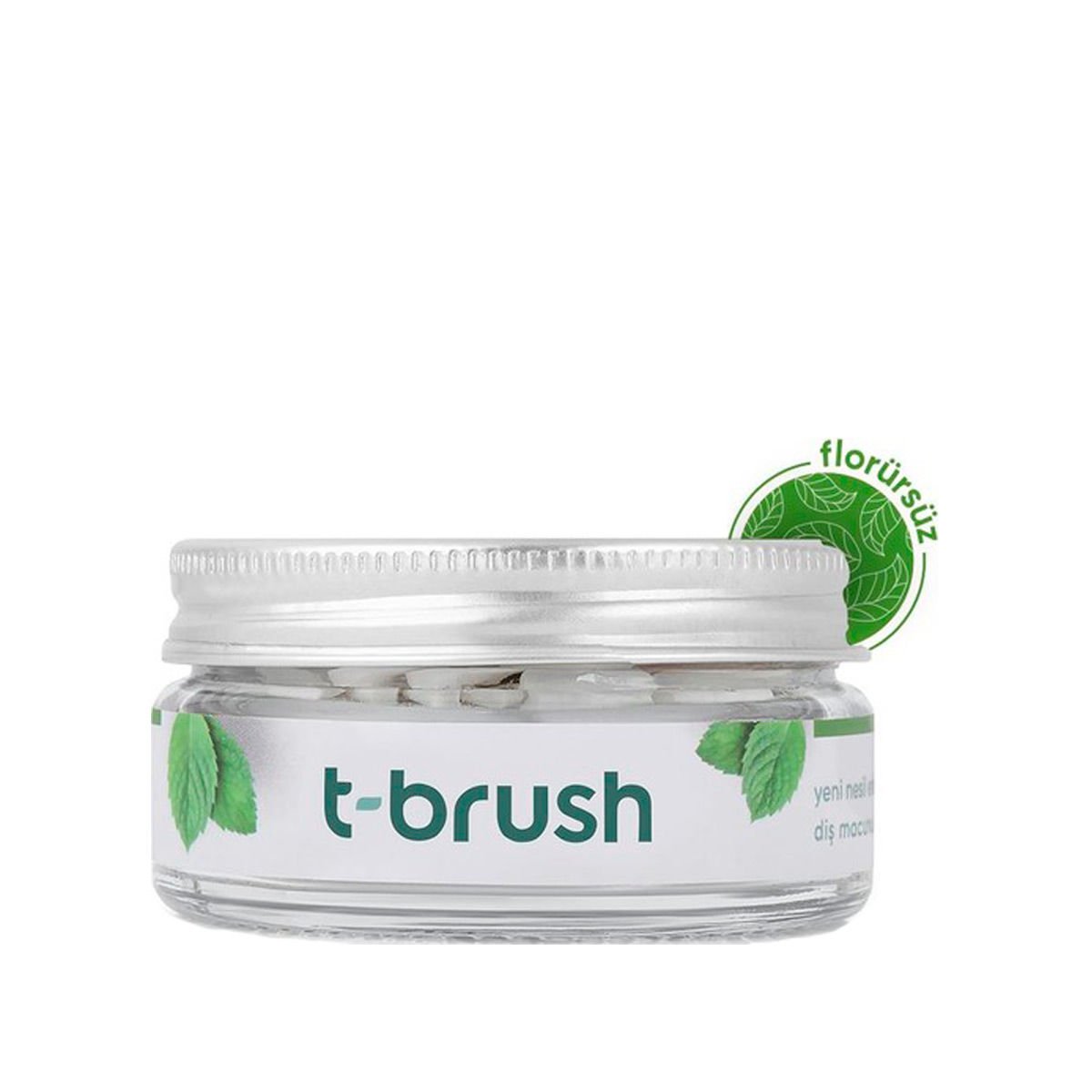 T-Brush Nane Aromalı Diş Macunu Tableti Flörürsüz