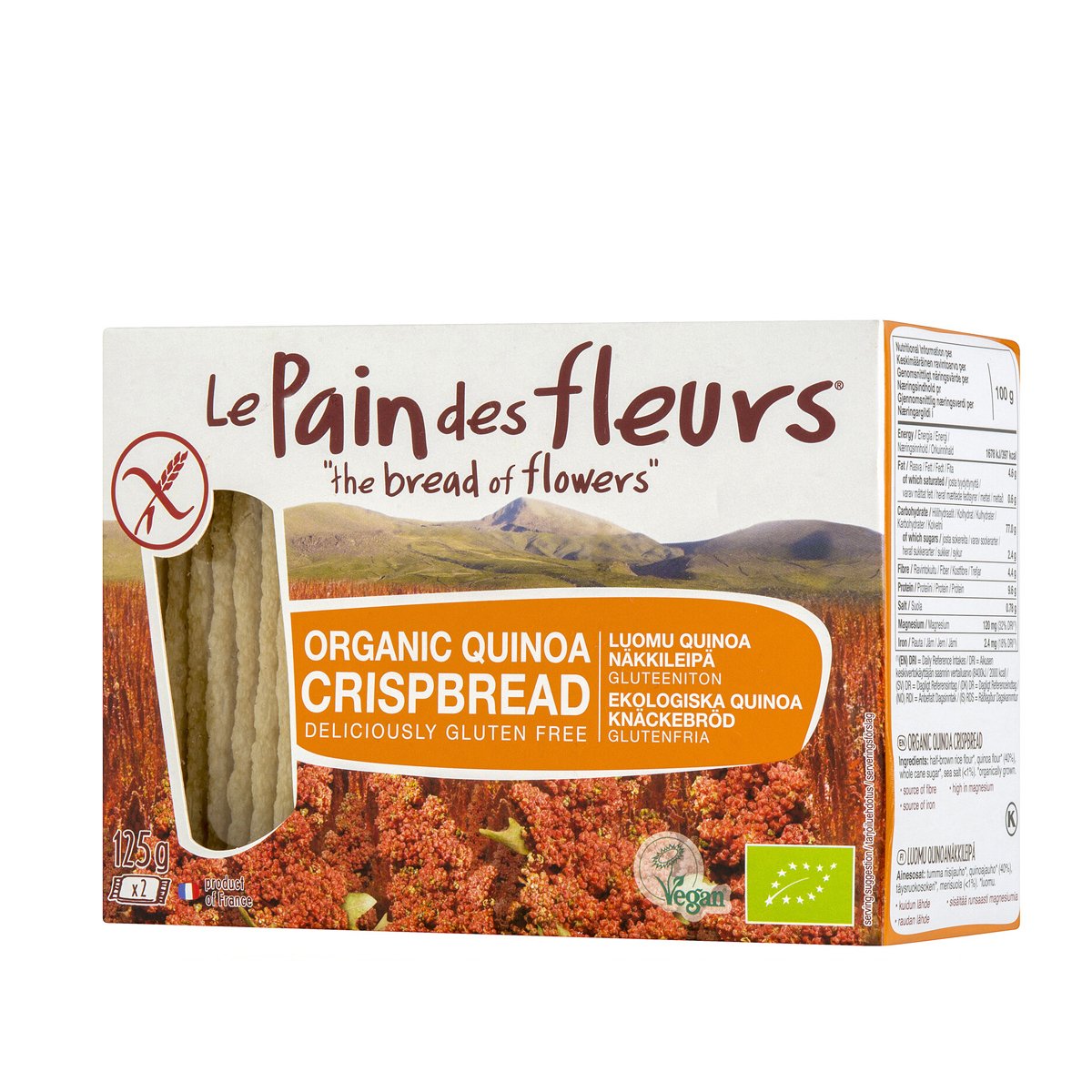 Le Pain Des Fleurs Organik ve Glutensiz Kinoalı Gevrek 150 g