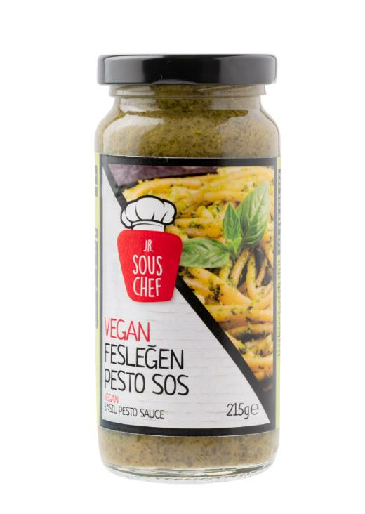 Jr.Sous  Chef Vegan Fesleğen Pesto Sos 215 g