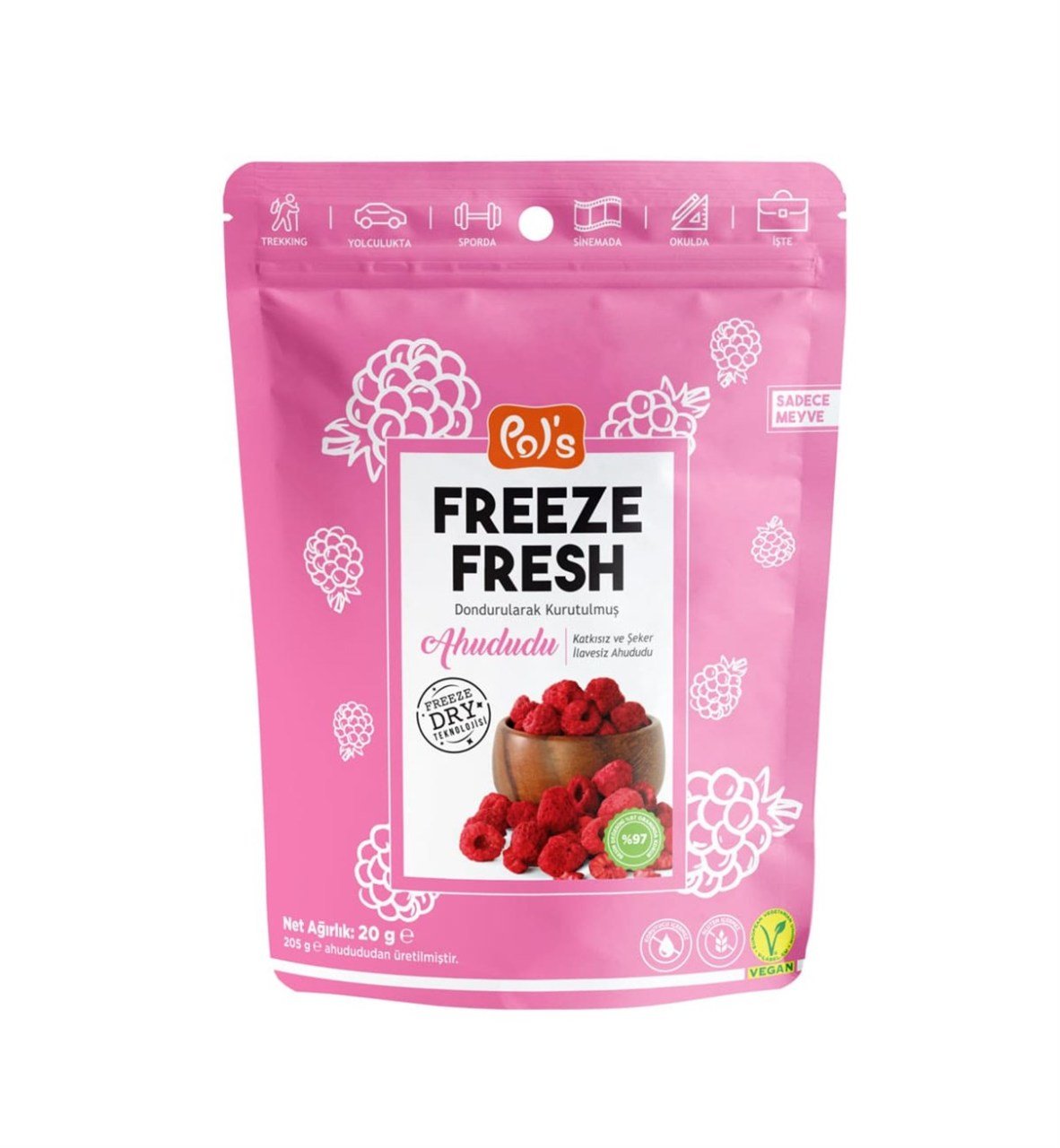 Pol's Freeze Fresh Ahududu 20 g