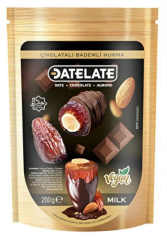 Datelate Vegan Çikolatalı Bademli Hurma Sütlü 200