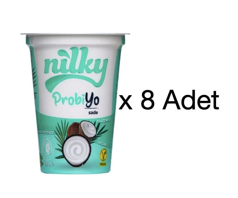 Nilky Probiyo Vegan Yoğurt 400 g x 8 Adet