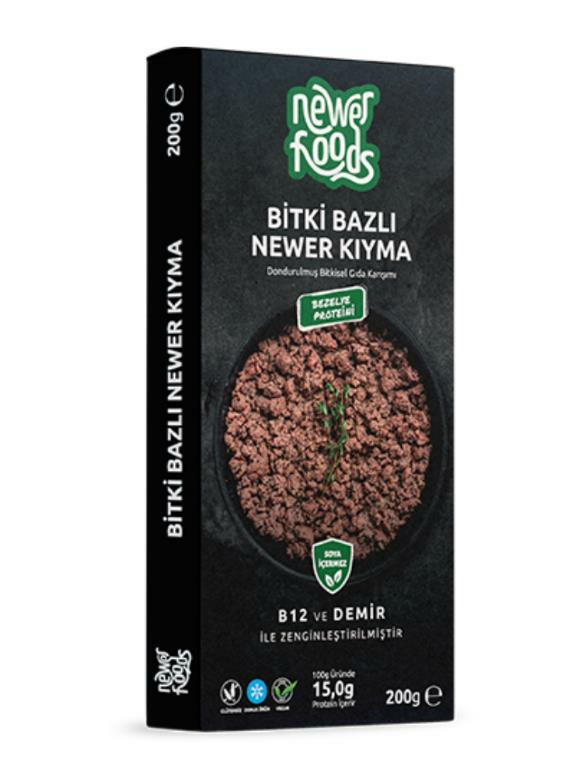 Newer Bitki Bazlı Kıyma 200 g (HIZLI TESLİMAT* veya SOĞUK GÖNDERİM** ile)