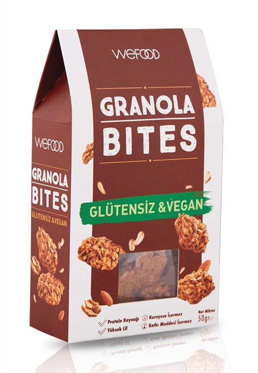 Wefood Glutensiz Granola Bites 50 g