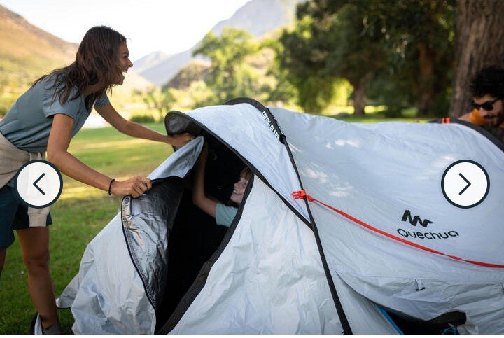 quechua 3 kişilik kamp çadırı (black and fresh 2 seconds 3)