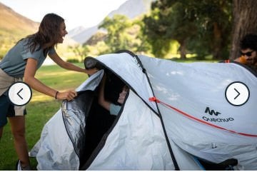 quechua 3 kişilik kamp çadırı (black and fresh 2 seconds 3)