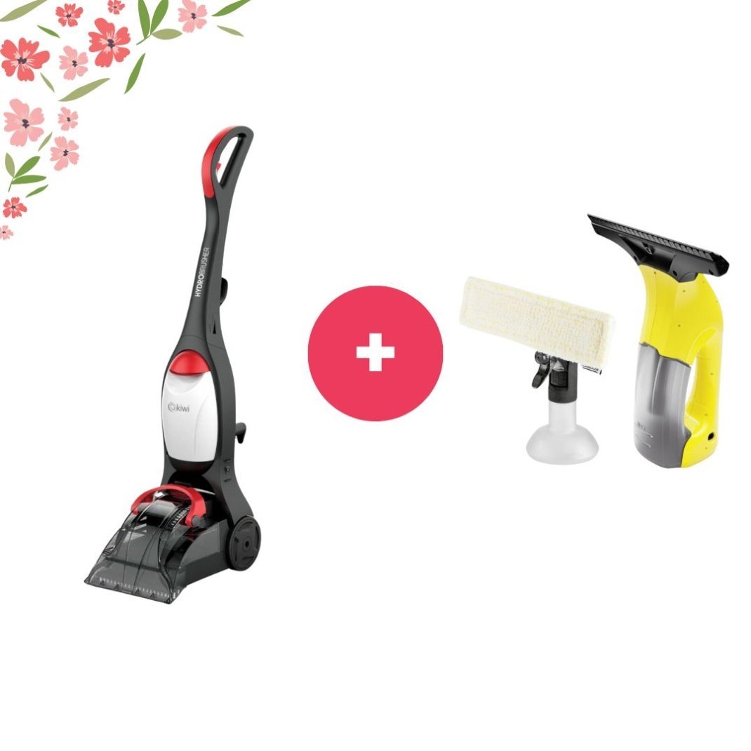 Kiwi KCC-4370 Halı Yıkama Makinesi + Karcher Cam Temizleme