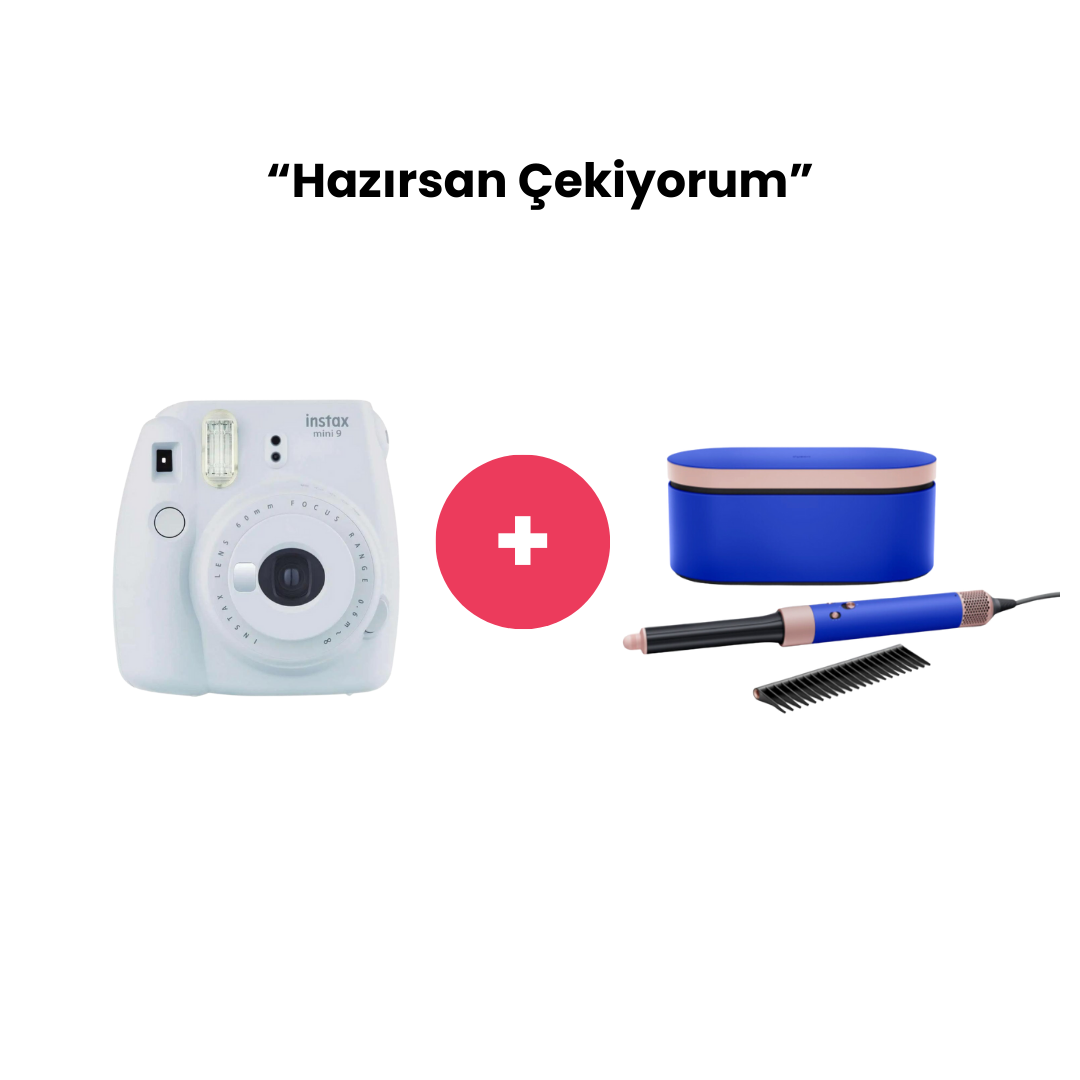 Hazırsan Çekiyorum! (Dyson Airwrap + Instax Mini 9)