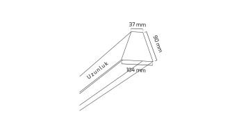 Goya 52 Watt Samsung Ledli Dekoratif Sarkıt Linear Armatür 120CM GY 8047-120