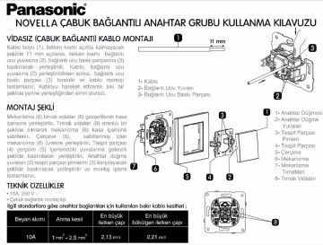 Viko Artline Novella Vavien Anahtar Mekanizma + Kapak