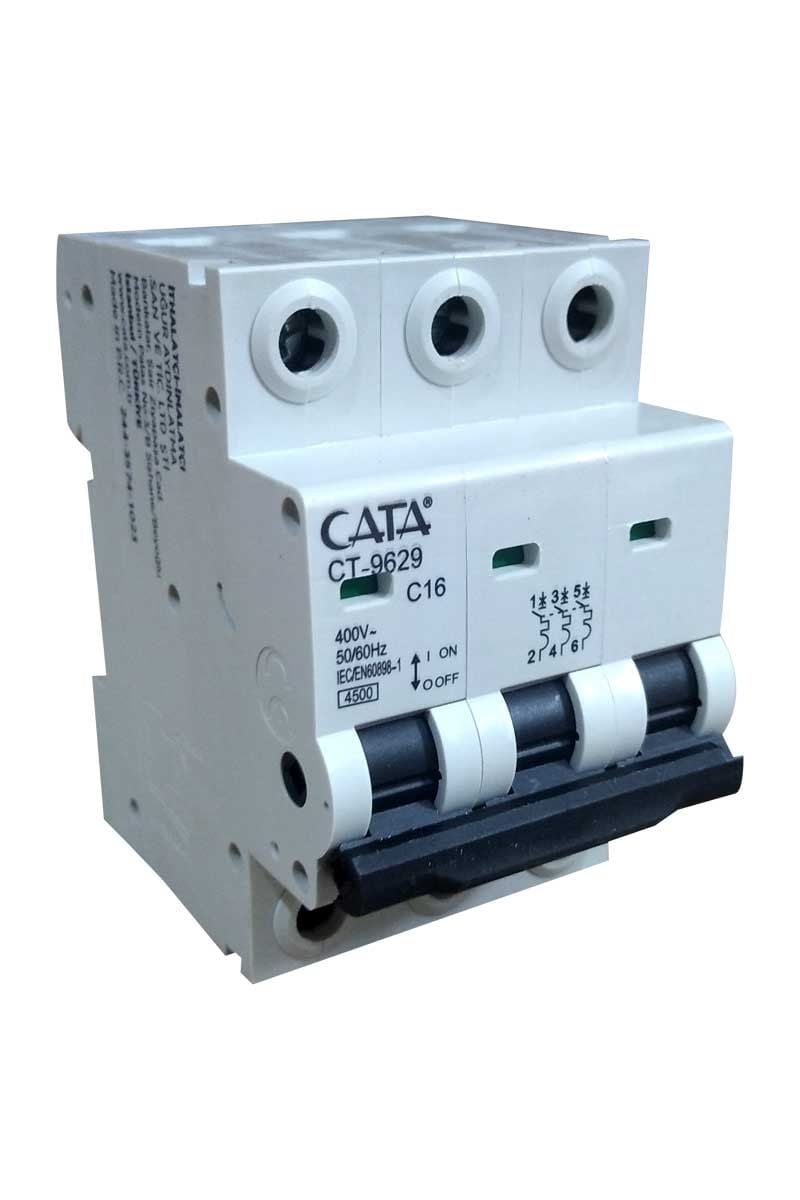 Cata 3x16A 4.5kA C Tipi Otomatik Sigorta ct-9629