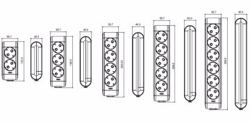 Viko Multi-led İkili 5 Mt Grup Priz Topraklı Çocuk Korumalı 90113205