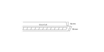 Goya 80 Watt Samsung Ledli Mercekli Dekoratif Sıva Altı Linear Armatür 124CM GY 8025-120