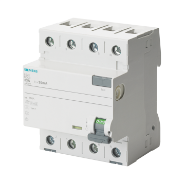 Siemens 3x80A 30mA Kaçak Akım Rölesi 20'li Paket 5SV3347-6