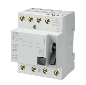 Siemens 3x100A 30mA Kaçak Akım Rölesi 20'li Paket 5SV3348-6