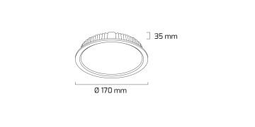 Goya 24 Watt Panel Led Armatür Alüminyum Kasa GY 1773-24