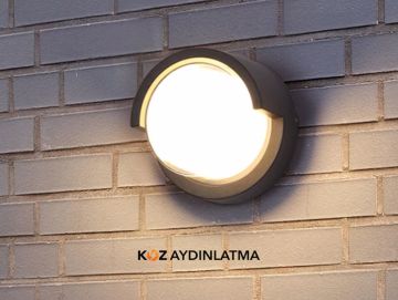 Cata 7W Göz Dekoratif Dış Mekan Led Duvar Aplik Aydınlatma CT-7077