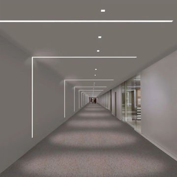 Samsung Ledli Sıva Altı Led Lineer Armatür 10x8x3 Cm Profil 250 Cm Linear Aydınlatma