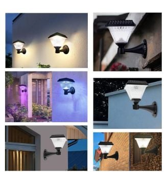 Cata Duvar Tipi Solar Şarjlı Led Bahçe Aydınlatma Armatürü 30 Watt CT-7316