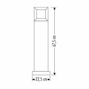 Cata Milan Dekoratif Bahçe Aydınlatma Armatürü CT-7031