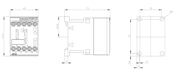 Siemens 16A 7.5kW 24V Dc Sirius Kontaktör 3RT2018-1BB41