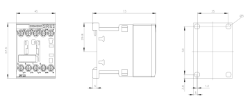 Siemens 12A 5.5kW 1NC Sirius Kontaktör 3RT2017-1AP02