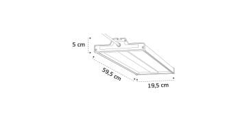 Goya 105 Watt Yüksek Tavan Led Fabrika Depo Aydınlatma Armatürü GY 4323-105