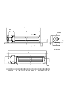 Aircol AKS 30-300 DC Monofaze 30mm Tanjansiyel Radyal Fan 1,5W 60m3/h