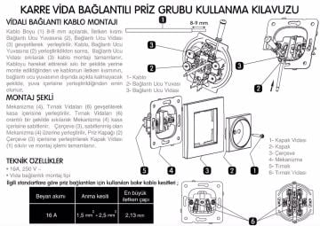 Viko Karre UPS Topraklı Çocuk Korumalı Priz Beyaz (Çerçeve Hariç) 90967045