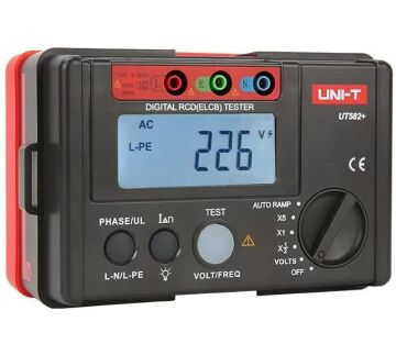 Unit Ut582+ Dijital Rcd Elcb Test Cihazı