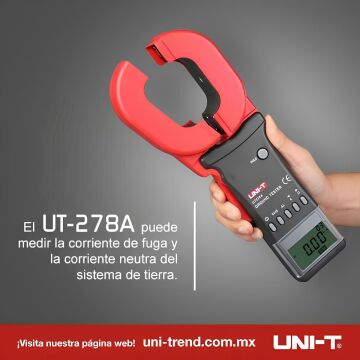 Unit Ut278A+ Pensampermetre Tip Toprak Megeri Kaçak Akım Ölçer Ut278A+