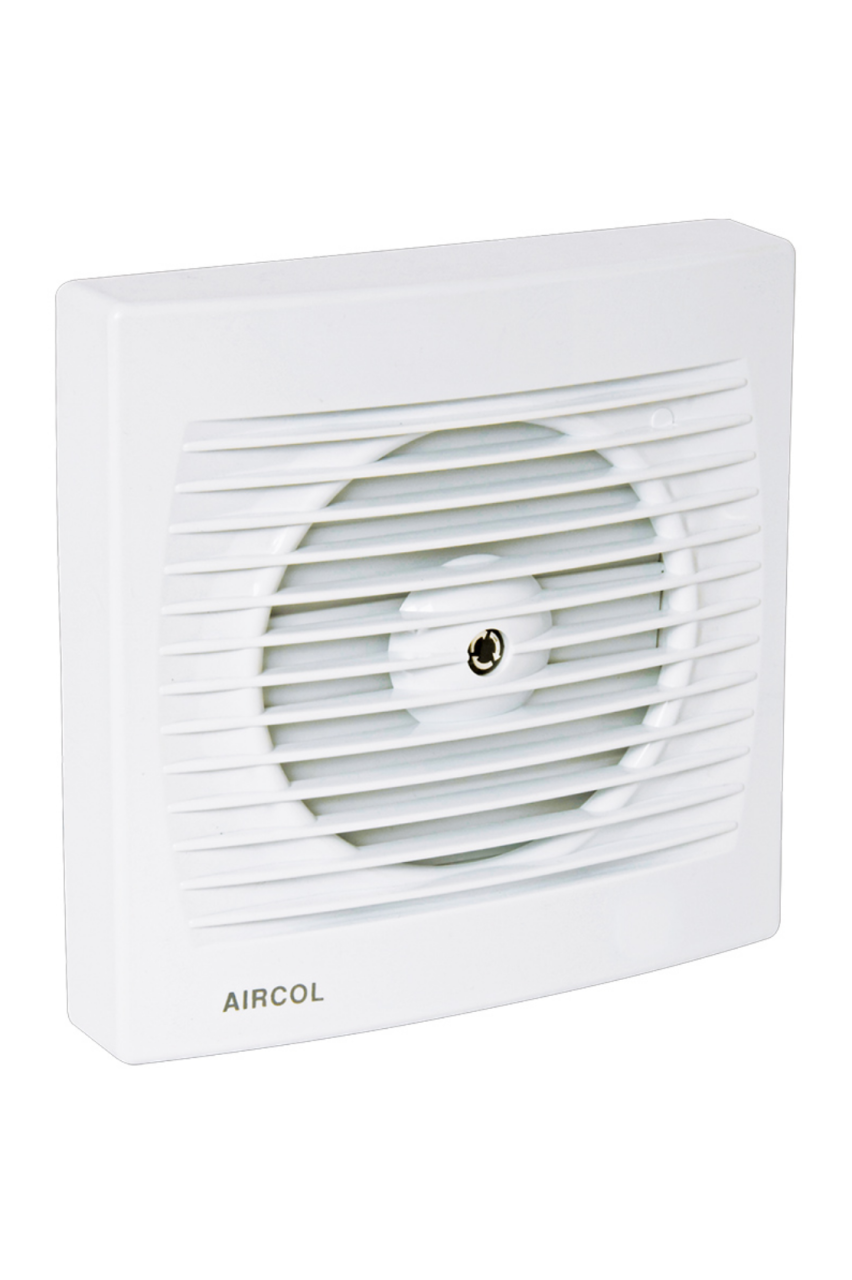 Aircol 120 MP Mekanik Panjurlu Monofaze Tuvalet Banyo ve Mutfak Aspiratörü 17W 160m3/h